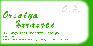 orsolya haraszti business card